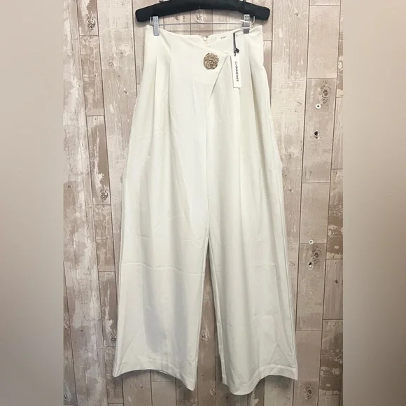 Commense Embellished High-Waist Wide-Leg Pants - Picture 10 of 11